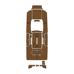 2006 GLASSSTREAM 328 SCX EVA Foam Faux Teak Boat Deck MatteMarine Flooring Marine Boat Decking Carpet Leaf Yacht Vehicle Pad - HJDECK