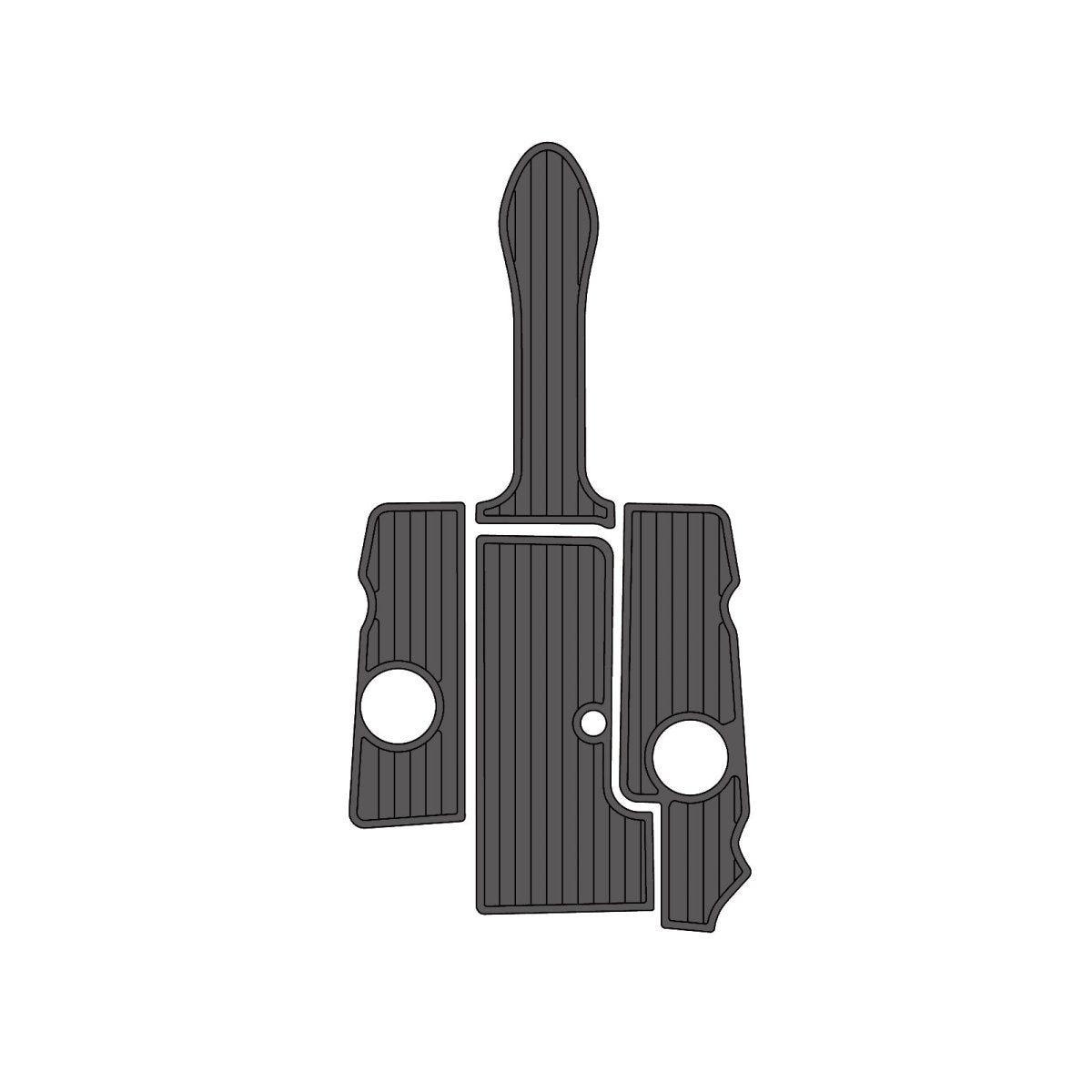 2006 Sea Ray 195 Sport EVA Foam Faux Teak Boat Deck MatteMarine Flooring Marine Boat Decking Carpet Leaf Yacht Vehicle Pad - HJDECK