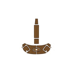 2007 Chaparral 236 SSI EVA Foam Faux Teak Boat Deck MatteMarine Flooring Marine Boat Decking Carpet Leaf Yacht Vehicle Pad - HJDECK