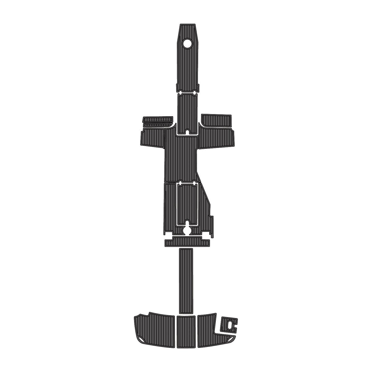 2007 Regal 2700 EVA Foam Faux Teak Boat Deck MatteMarine Flooring Marine Boat Decking Carpet Leaf Yacht Vehicle Pad - HJDECK