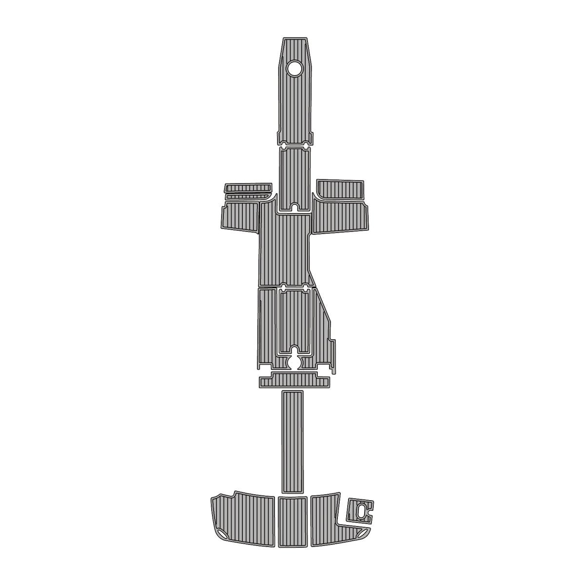 2007 Regal 2700 EVA Foam Faux Teak Boat Deck MatteMarine Flooring Marine Boat Decking Carpet Leaf Yacht Vehicle Pad - HJDECK