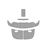 2007 Searay 290SS EVA Foam Faux Teak Boat Deck MatteMarine Flooring Marine Boat Decking Carpet Leaf Yacht Vehicle Pad - HJDECK