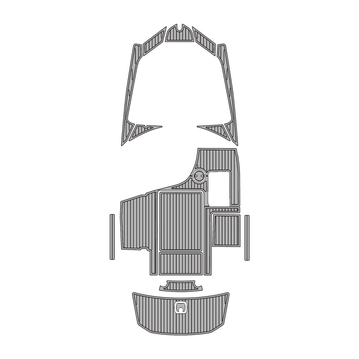 2008-2015 AXIS A20 EVA Foam Faux Teak Boat Deck MatteMarine Flooring Marine Boat Decking Carpet Leaf Yacht Vehicle Pad - HJDECK