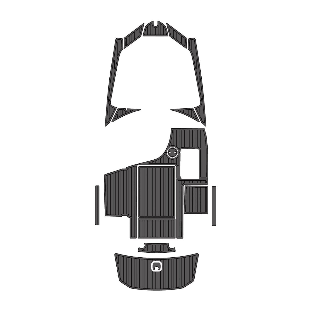 2008-2015 AXIS A20 EVA Foam Faux Teak Boat Deck MatteMarine Flooring Marine Boat Decking Carpet Leaf Yacht Vehicle Pad - HJDECK