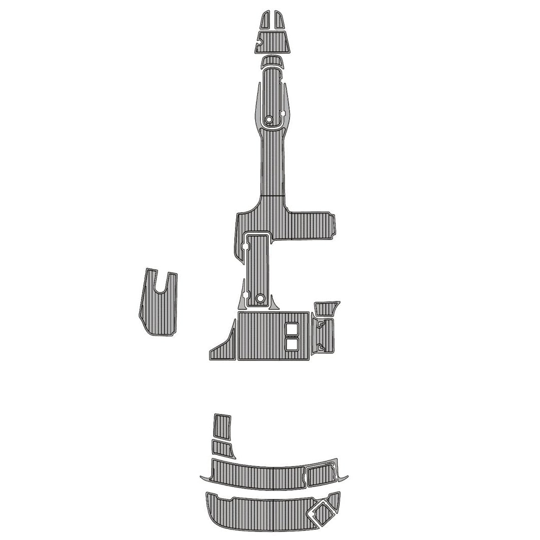 2008 CHAPARRAL 280 EVA Foam Faux Teak Boat Deck MatteMarine Flooring Marine Boat Decking Carpet Leaf Yacht Vehicle Pad - HJDECK