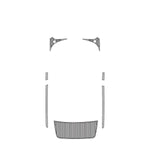 2008 MALIBU 21 VLX EVA Foam Faux Teak Boat Deck MatteMarine Flooring Marine Boat Decking Carpet Leaf Yacht Vehicle Pad - HJDECK