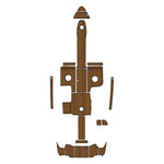 2010 Sea Ray 270 SLX EVA Foam Faux Teak Boat Deck MatteMarine Flooring Marine Boat Decking Carpet Leaf Yacht Vehicle Pad - HJDECK