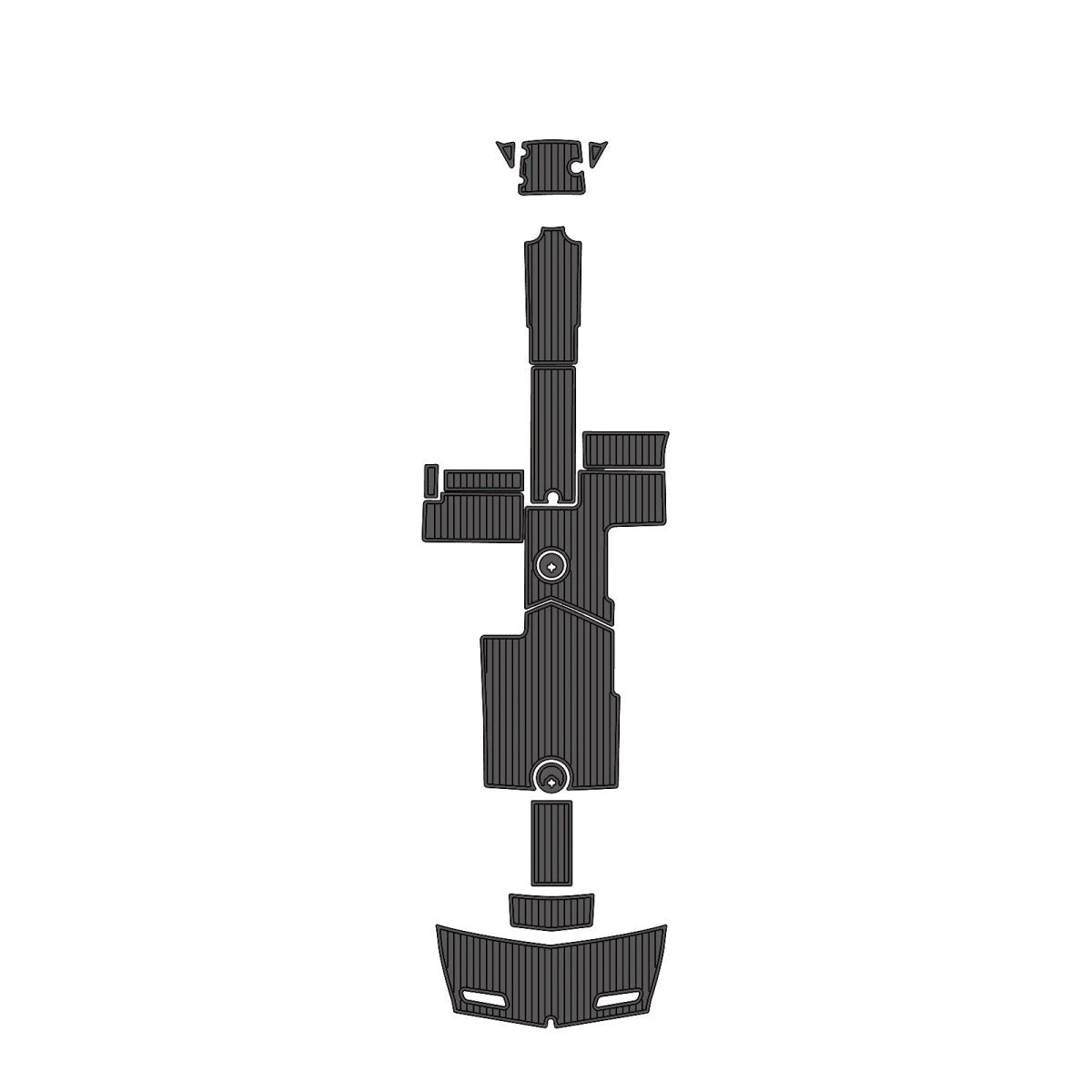 2011-2015 MASTERCRAFT X55 EVA Foam Faux Teak Boat Deck MatteMarine Flooring Marine Boat Decking Carpet Leaf Yacht Vehicle Pad - HJDECK