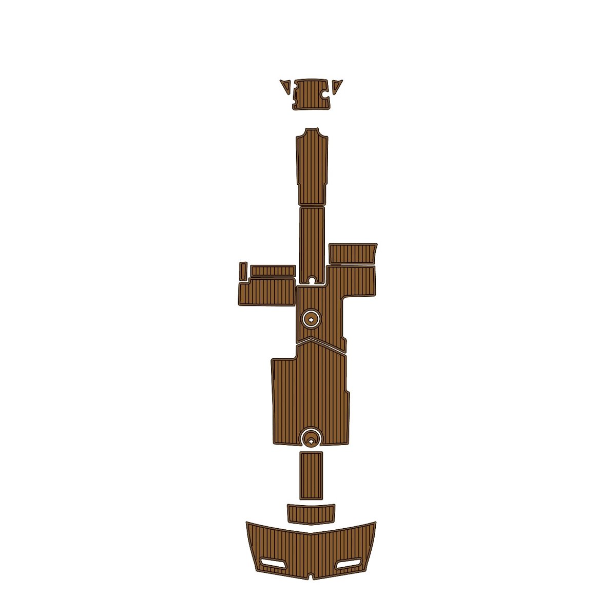 2011-2015 MASTERCRAFT X55 EVA Foam Faux Teak Boat Deck MatteMarine Flooring Marine Boat Decking Carpet Leaf Yacht Vehicle Pad - HJDECK