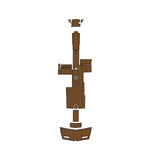 2011-2015 MASTERCRAFT X55 EVA Foam Faux Teak Boat Deck MatteMarine Flooring Marine Boat Decking Carpet Leaf Yacht Vehicle Pad - HJDECK