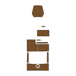 2011 Boston Whaler 370 Outage EVA Foam Faux Teak Boat Deck MatteMarine Flooring Marine Boat Decking Carpet Leaf Yacht Vehicle Pad - HJDECK