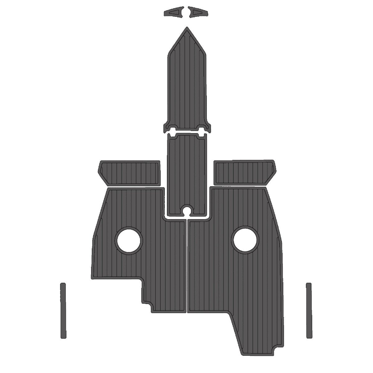 2011 REGAL 2000 EVA Foam Faux Teak Boat Deck MatteMarine Flooring Marine Boat Decking Carpet Leaf Yacht Vehicle Pad - HJDECK