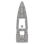 2012 Blackwater 36' EVA Foam Faux Teak Boat Deck MatteMarine Flooring Marine Boat Decking Carpet Leaf Yacht Vehicle Pad - HJDECK
