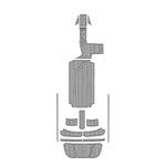 2012 Centurion Enzo 244 EVA Foam Faux Teak Boat Deck MatteMarine Flooring Marine Boat Decking Carpet Leaf Yacht Vehicle Pad - HJDECK