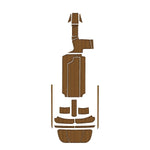 2012 Centurion Enzo 244 EVA Foam Faux Teak Boat Deck MatteMarine Flooring Marine Boat Decking Carpet Leaf Yacht Vehicle Pad - HJDECK