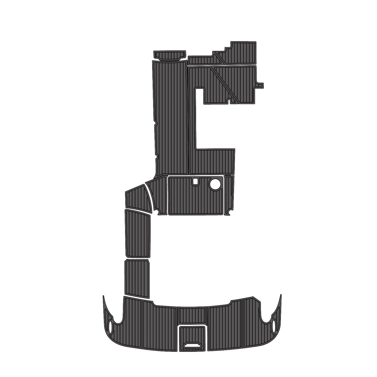 2012 Formula 350 SS EVA Foam Faux Teak Boat Deck MatteMarine Flooring Marine Boat Decking Carpet Leaf Yacht Vehicle Pad - HJDECK