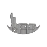 2012 Four Winns 348 Vista EVA Foam Faux Teak Boat Deck MatteMarine Flooring Marine Boat Decking Carpet Leaf Yacht Vehicle Pad - HJDECK