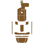 2013-2015 CENTURION FS22/FX22 EVA Foam Faux Teak Boat Deck MatteMarine Flooring Marine Boat Decking Carpet Leaf Yacht Vehicle Pad - HJDECK