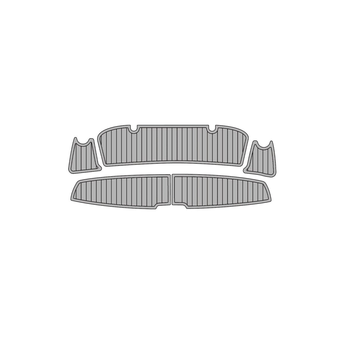 2013 YAMAHA SX210 EVA Foam Faux Teak Boat Deck MatteMarine Flooring Marine Boat Decking Carpet Leaf Yacht Vehicle Pad - HJDECK