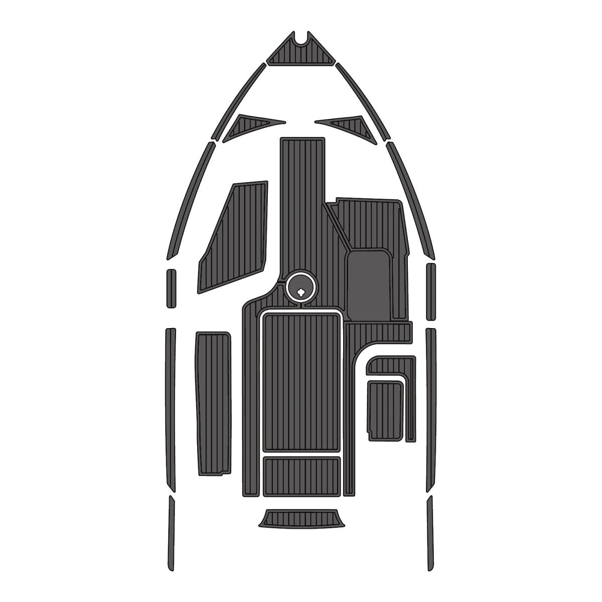 2014-2017 Axis T22 EVA Foam Faux Teak Boat Deck MatteMarine Flooring Marine Boat Decking Carpet Leaf Yacht Vehicle Pad - HJDECK