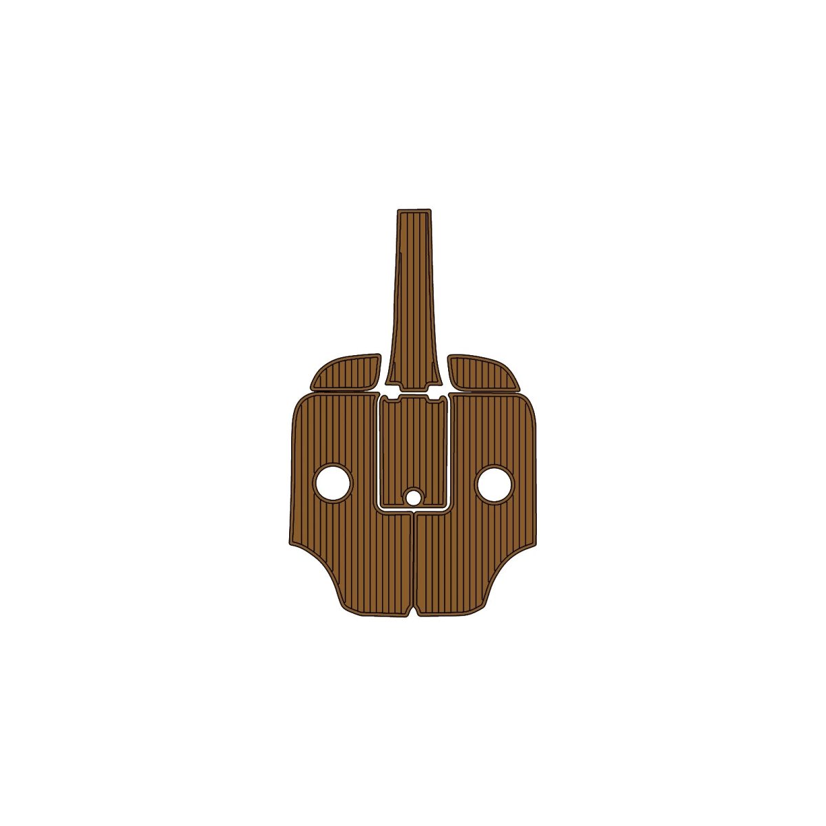 ２０１４　Ｍｏｎｔｅｒｅｙ　２２４FS EVA Foam Faux Teak Boat Deck MatteMarine Flooring Marine Boat Decking Carpet Leaf Yacht Vehicle Pad - HJDECK