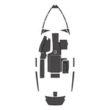 2015-2018 MALIBU 22 VLX EVA Foam Faux Teak Boat Deck MatteMarine Flooring Marine Boat Decking Carpet Leaf Yacht Vehicle Pad - HJDECK