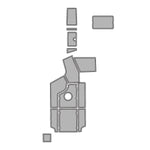 2015 Centurion SV233 EVA Foam Faux Teak Boat Deck MatteMarine Flooring Marine Boat Decking Carpet Leaf Yacht Vehicle Pad - HJDECK