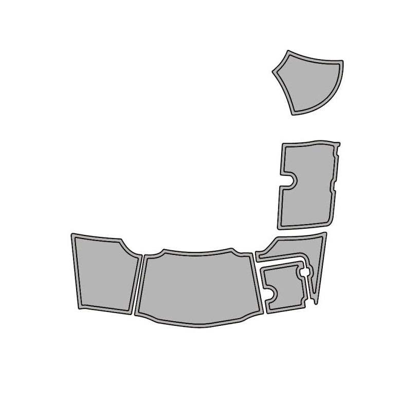 2015 Chaparral 246 SSI EVA Foam Faux Teak Boat Deck MatteMarine Flooring Marine Boat Decking Carpet Leaf Yacht Vehicle Pad - HJDECK