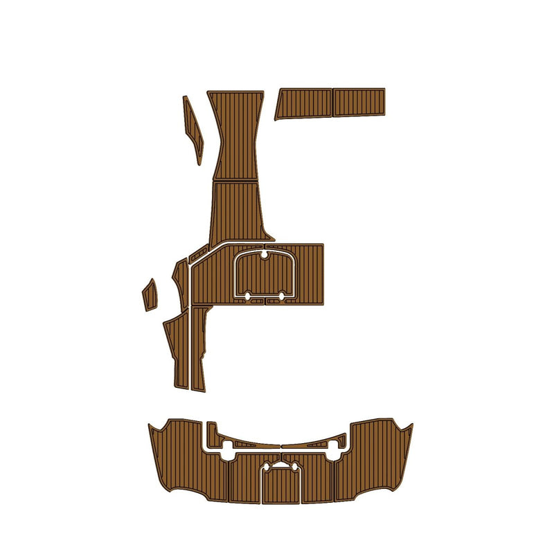 2015　Ｍｏｎｔｅｒｅｙ　３５５ SSY EVA Foam Faux Teak Boat Deck MatteMarine Flooring Marine Boat Decking Carpet Leaf Yacht Vehicle Pad - HJDECK