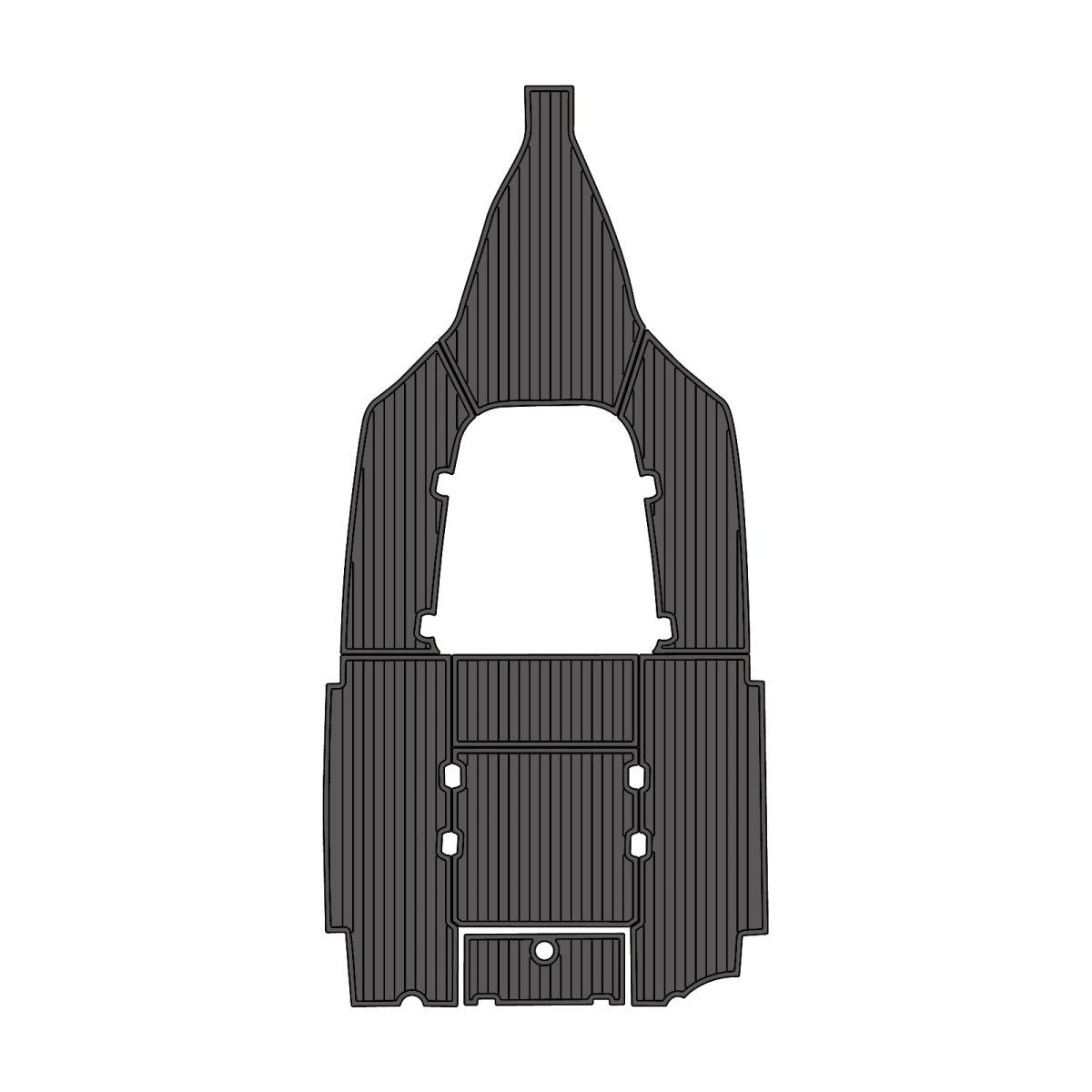 2015 Tidewater 220 EVA Foam Faux Teak Boat Deck MatteMarine Flooring Marine Boat Decking Carpet Leaf Yacht Vehicle Pad - HJDECK