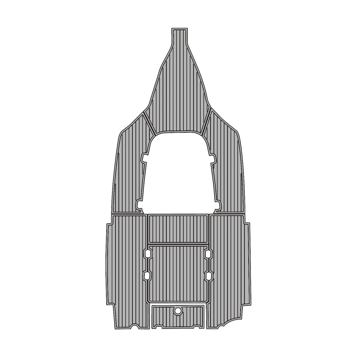 2015 Tidewater 220 EVA Foam Faux Teak Boat Deck MatteMarine Flooring Marine Boat Decking Carpet Leaf Yacht Vehicle Pad - HJDECK