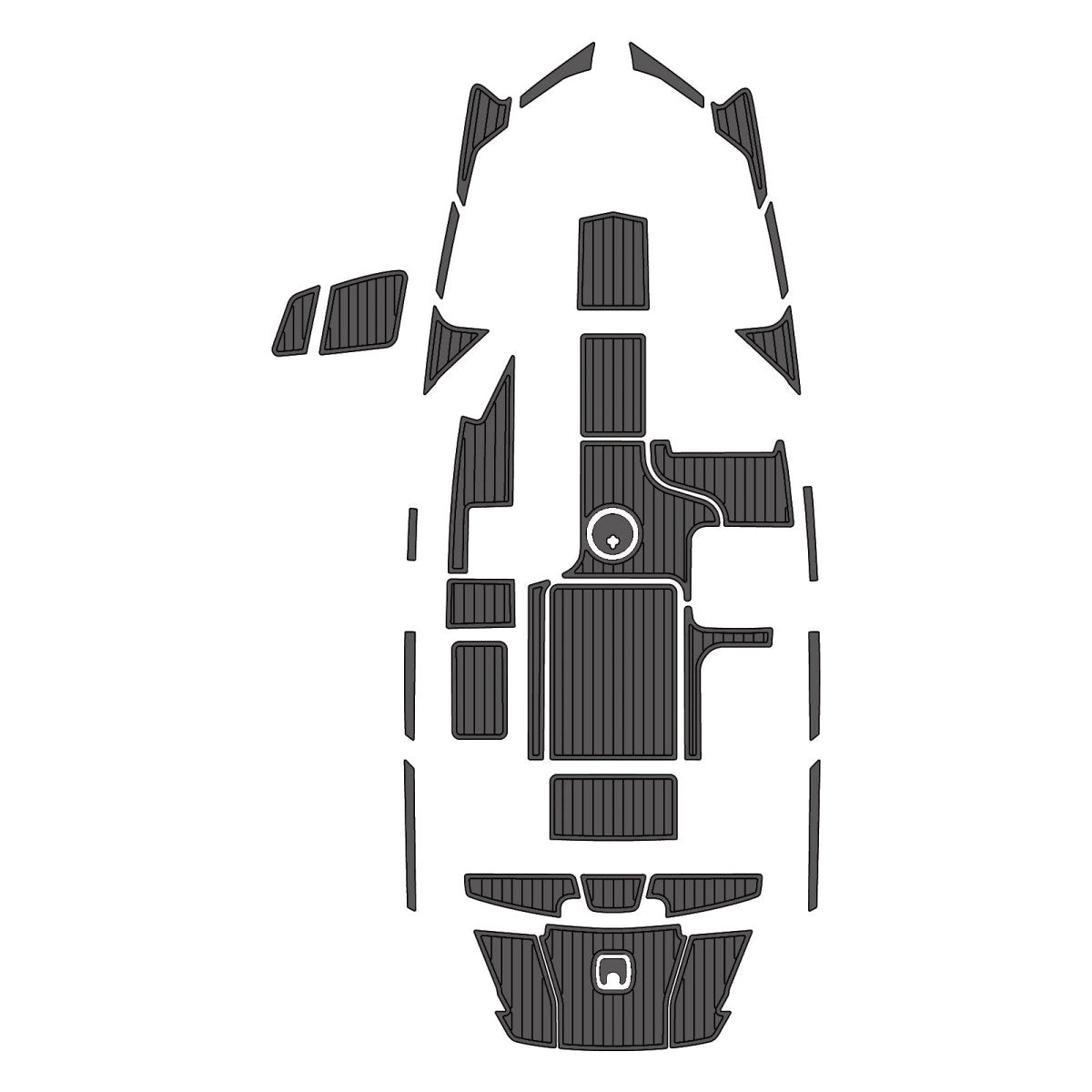 2016-2017 AXIS A20 EVA Foam Faux Teak Boat Deck MatteMarine Flooring Marine Boat Decking Carpet Leaf Yacht Vehicle Pad - HJDECK