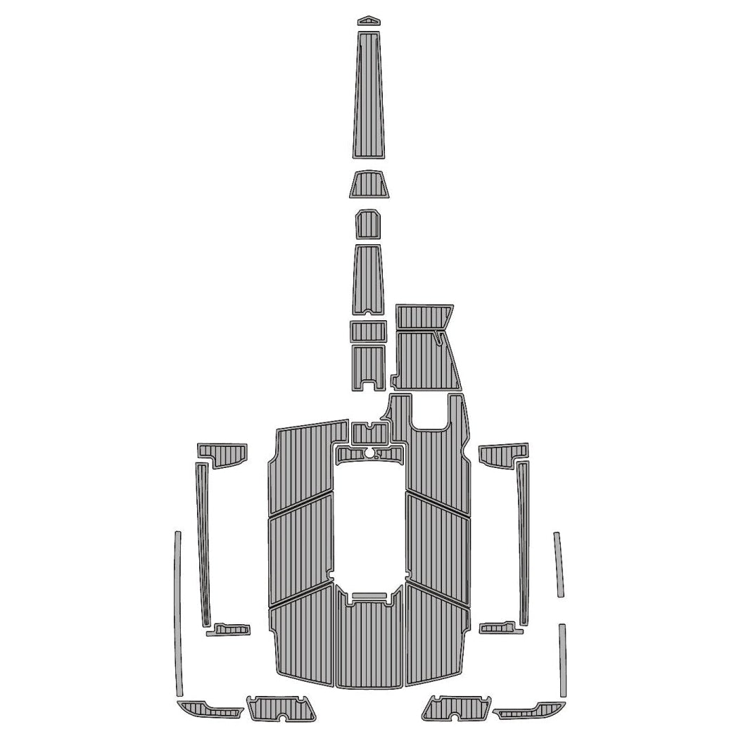 2016-2018 MASTERCRAFT PROSTAR EVA Foam Faux Teak Boat Deck MatteMarine Flooring Marine Boat Decking Carpet Leaf Yacht Vehicle Pad - HJDECK