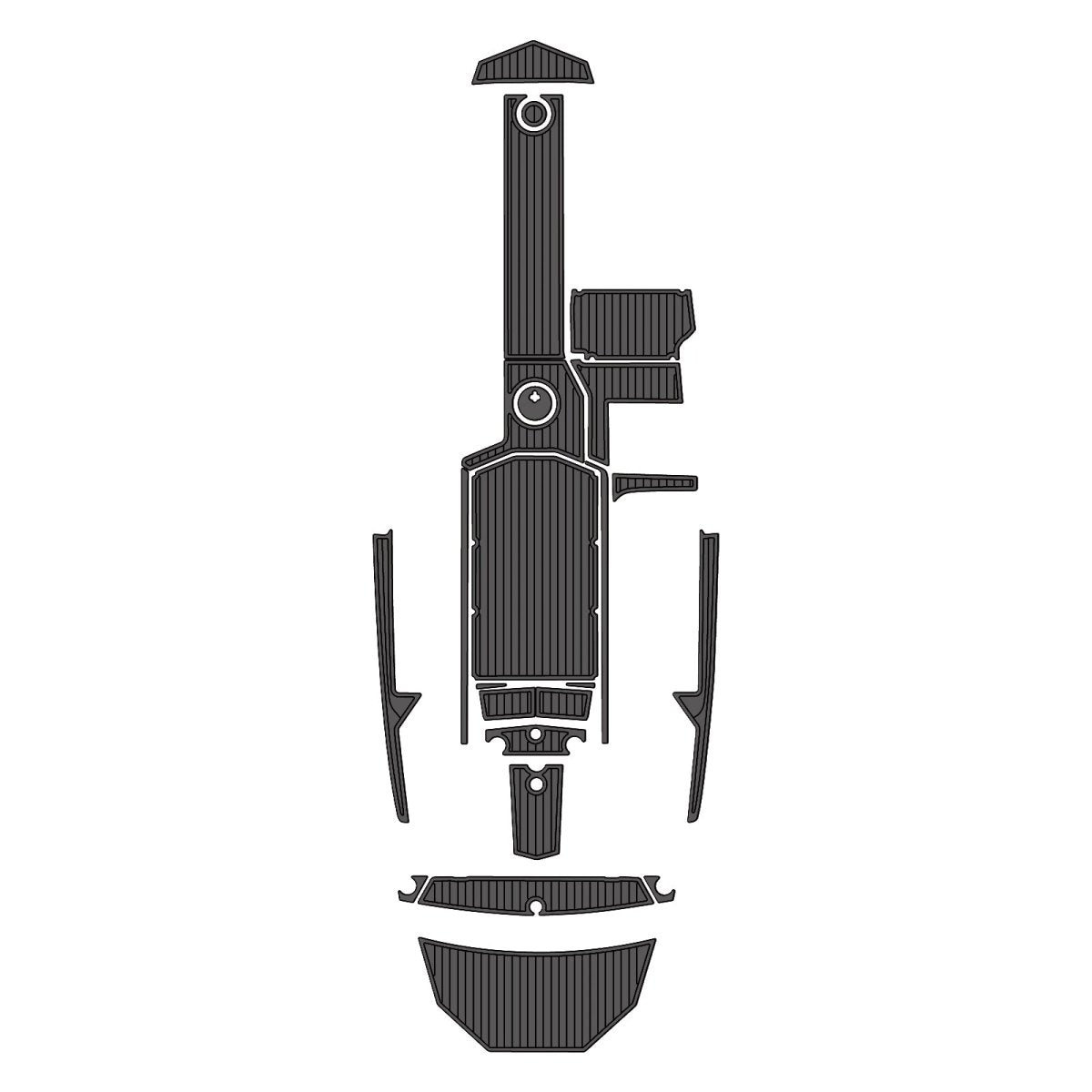 2016-2018 SUPRA SA EVA Foam Faux Teak Boat Deck MatteMarine Flooring Marine Boat Decking Carpet Leaf Yacht Vehicle Pad - HJDECK