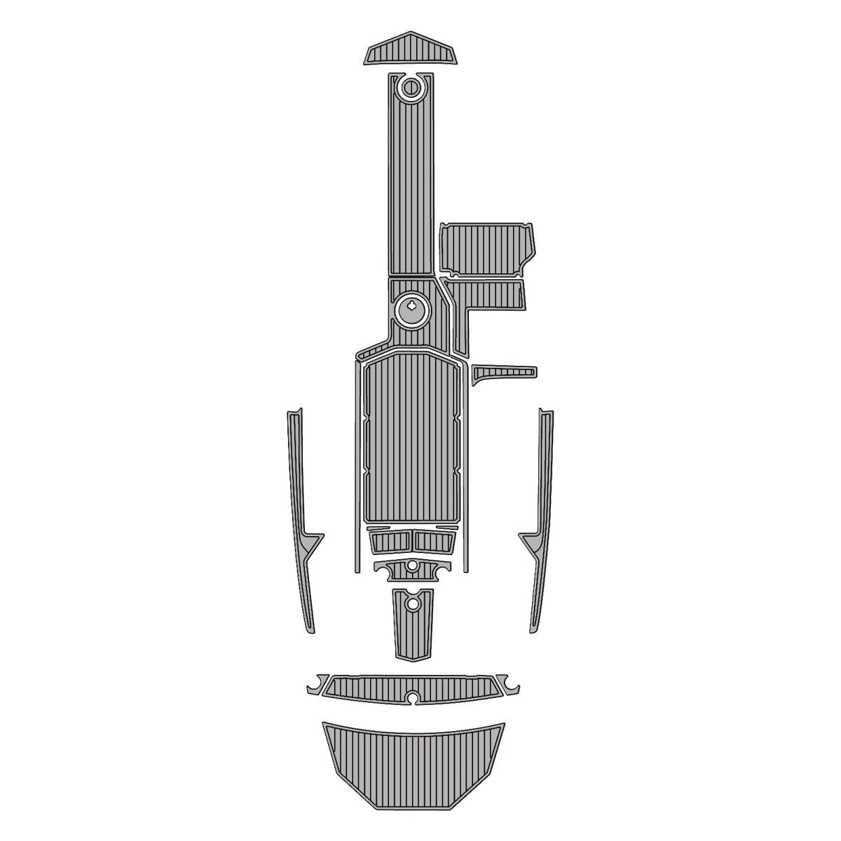 2016-2018 SUPRA SA EVA Foam Faux Teak Boat Deck MatteMarine Flooring Marine Boat Decking Carpet Leaf Yacht Vehicle Pad - HJDECK