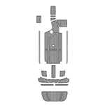 2016 CENTURION SV244 EVA Foam Faux Teak Boat Deck MatteMarine Flooring Marine Boat Decking Carpet Leaf Yacht Vehicle Pad - HJDECK