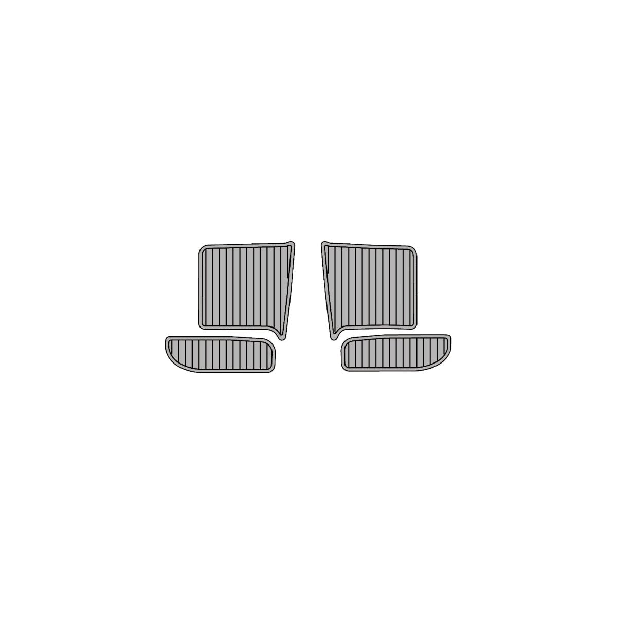 2016 Manitou 25 X-Plode EVA Foam Faux Teak Boat Deck MatteMarine Flooring Marine Boat Decking Carpet Leaf Yacht Vehicle Pad - HJDECK