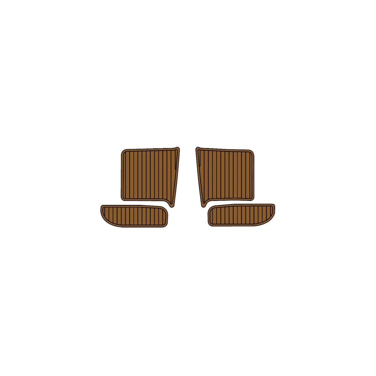 2016 Manitou 25 X-Plode EVA Foam Faux Teak Boat Deck MatteMarine Flooring Marine Boat Decking Carpet Leaf Yacht Vehicle Pad - HJDECK