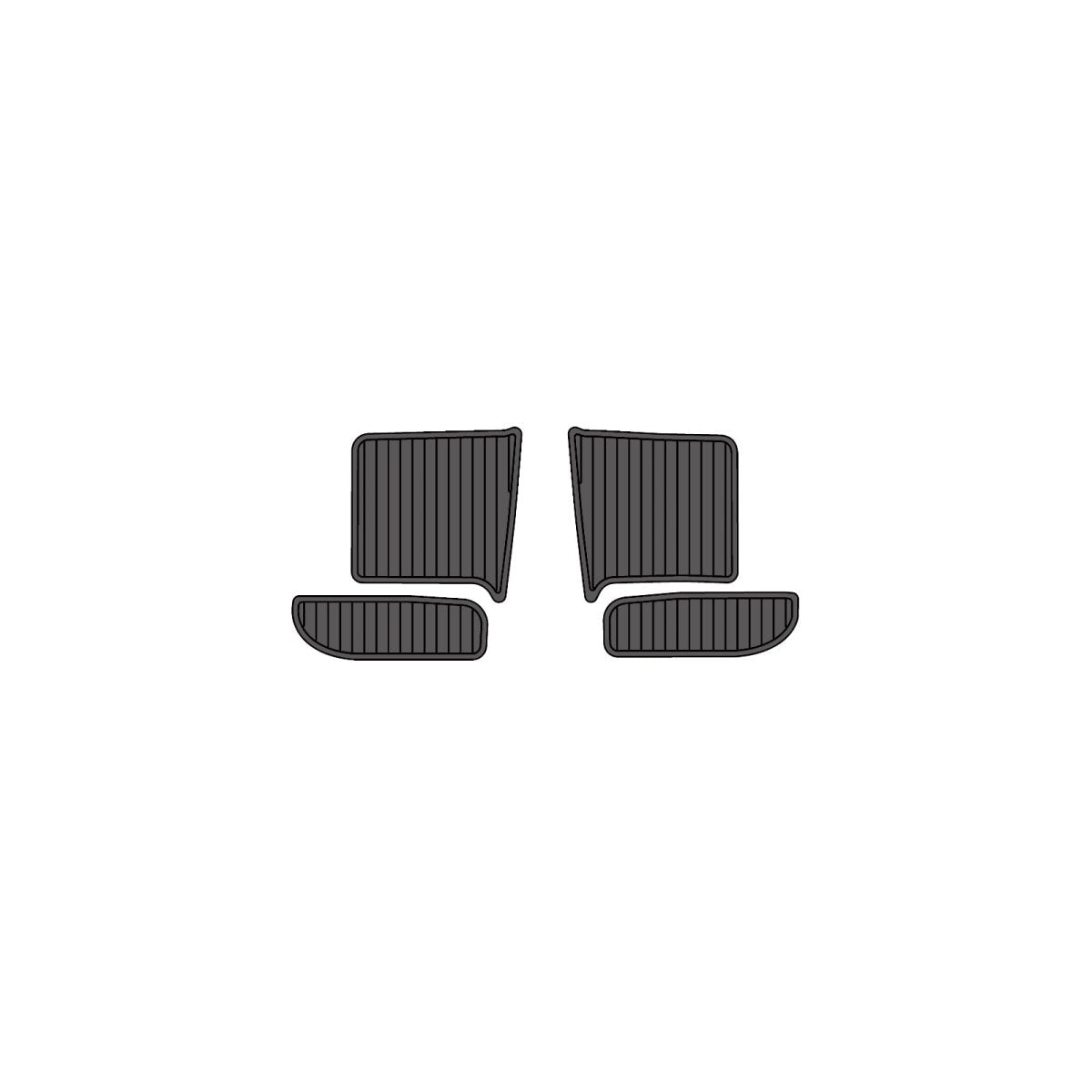 2016 Manitou 25 X-Plode EVA Foam Faux Teak Boat Deck MatteMarine Flooring Marine Boat Decking Carpet Leaf Yacht Vehicle Pad - HJDECK