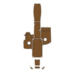 2016 YAMAHA 242 EVA Foam Faux Teak Boat Deck MatteMarine Flooring Marine Boat Decking Carpet Leaf Yacht Vehicle Pad - HJDECK