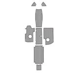 2016 Yamaha AR240 EVA Foam Faux Teak Boat Deck MatteMarine Flooring Marine Boat Decking Carpet Leaf Yacht Vehicle Pad - HJDECK