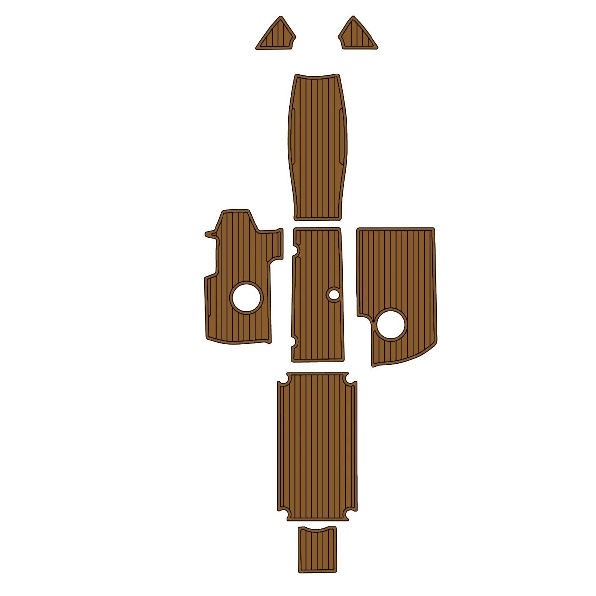 2016 Yamaha AR240 EVA Foam Faux Teak Boat Deck MatteMarine Flooring Marine Boat Decking Carpet Leaf Yacht Vehicle Pad - HJDECK