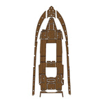 2016 Yellowfin Offshore 39 EVA Foam Faux Teak Boat Deck MatteMarine Flooring Marine Boat Decking Carpet Leaf Yacht Vehicle Pad - HJDECK