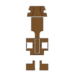 2017 TAHITI OFFSHORE 21 INBOARD VERSION 1 EVA Foam Faux Teak Boat Deck MatteMarine Flooring Marine Boat Decking Carpet Leaf Yacht Vehicle Pad - HJDECK