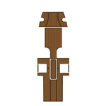2017 TAHITI OFFSHORE 21 OUTBOARD EVA Foam Faux Teak Boat Deck MatteMarine Flooring Marine Boat Decking Carpet Leaf Yacht Vehicle Pad - HJDECK