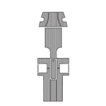 2017 TAHITI OFFSHORE 21 OUTBOARD EVA Foam Faux Teak Boat Deck MatteMarine Flooring Marine Boat Decking Carpet Leaf Yacht Vehicle Pad - HJDECK