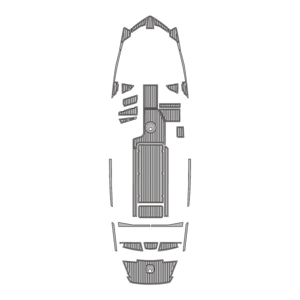 2018-2020 AXIS A24 EVA Foam Faux Teak Boat Deck MatteMarine Flooring Marine Boat Decking Carpet Leaf Yacht Vehicle Pad - HJDECK
