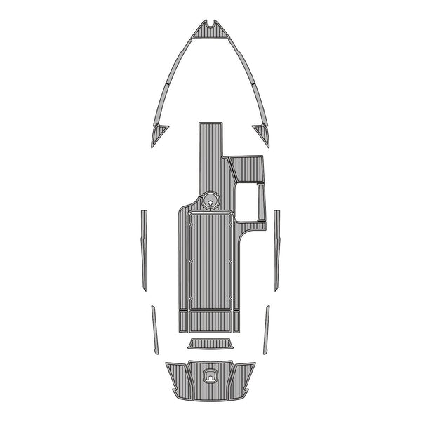 2018 Axis T23 EVA Foam Faux Teak Boat Deck MatteMarine Flooring Marine Boat Decking Carpet Leaf Yacht Vehicle Pad - HJDECK