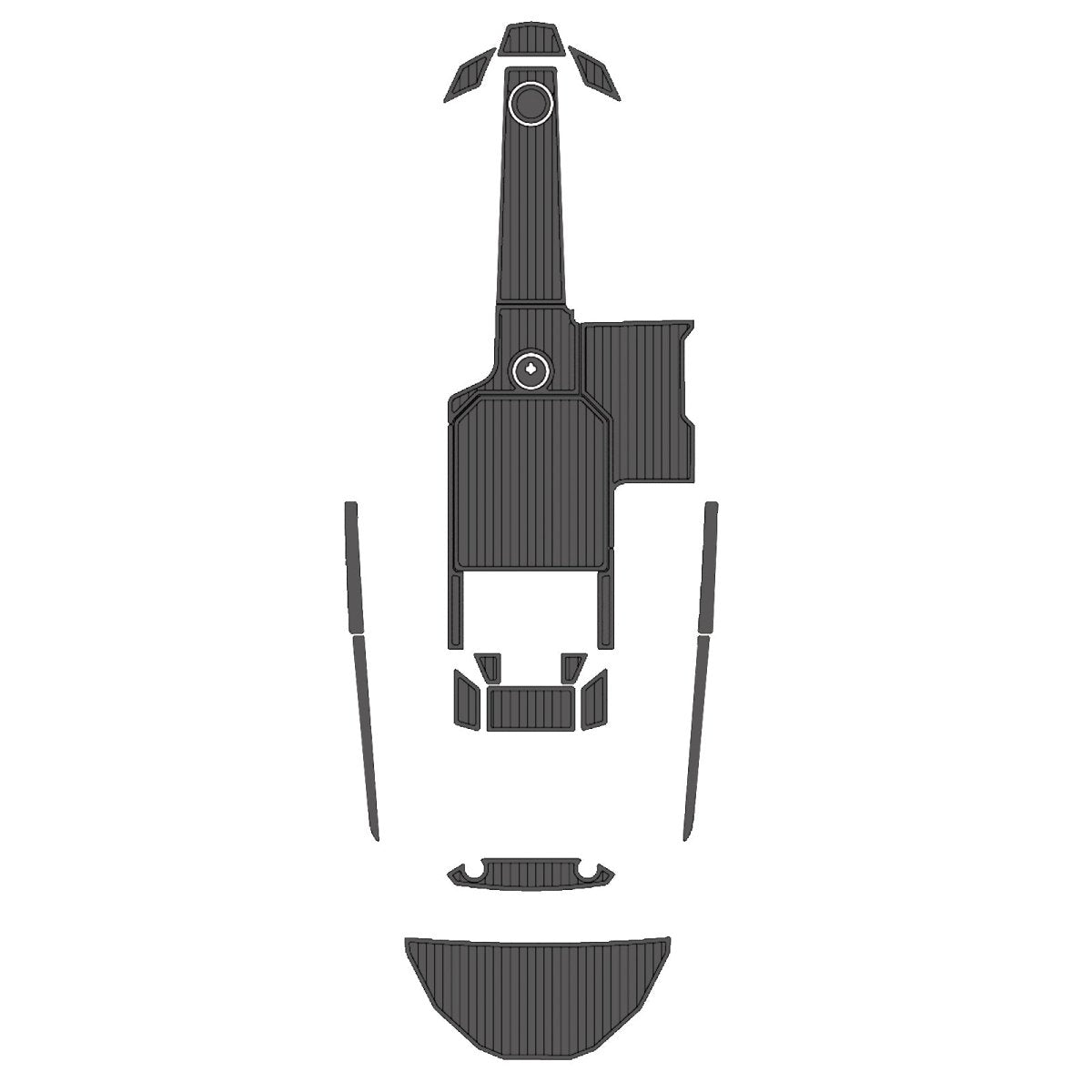 2018 MOOMBA MONDO EVA Foam Faux Teak Boat Deck MatteMarine Flooring Marine Boat Decking Carpet Leaf Yacht Vehicle Pad - HJDECK