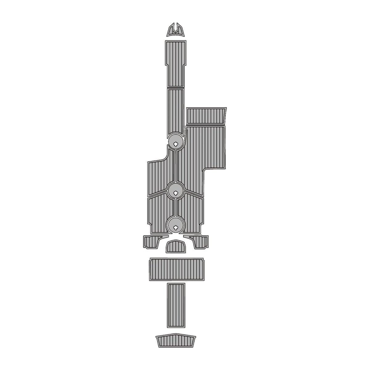 2019 MASTERCRAFT XT21 EVA Foam Faux Teak Boat Deck MatteMarine Flooring Marine Boat Decking Carpet Leaf Yacht Vehicle Pad - HJDECK